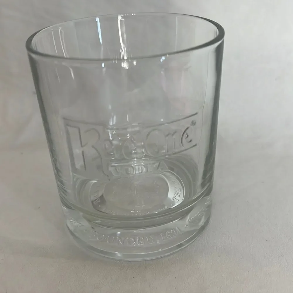 Ketel One Vodka Rocks Glass 10 Oz Clear Glass Stamped  Nolet Family Distillery